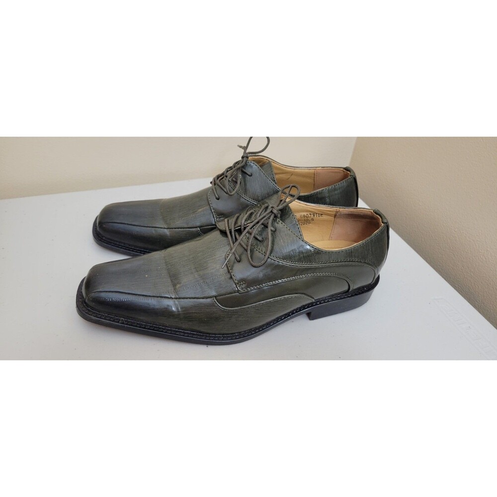 Antonio Cerrelli Dress Shoes Men’s Size 10.5 Green Lace-Up